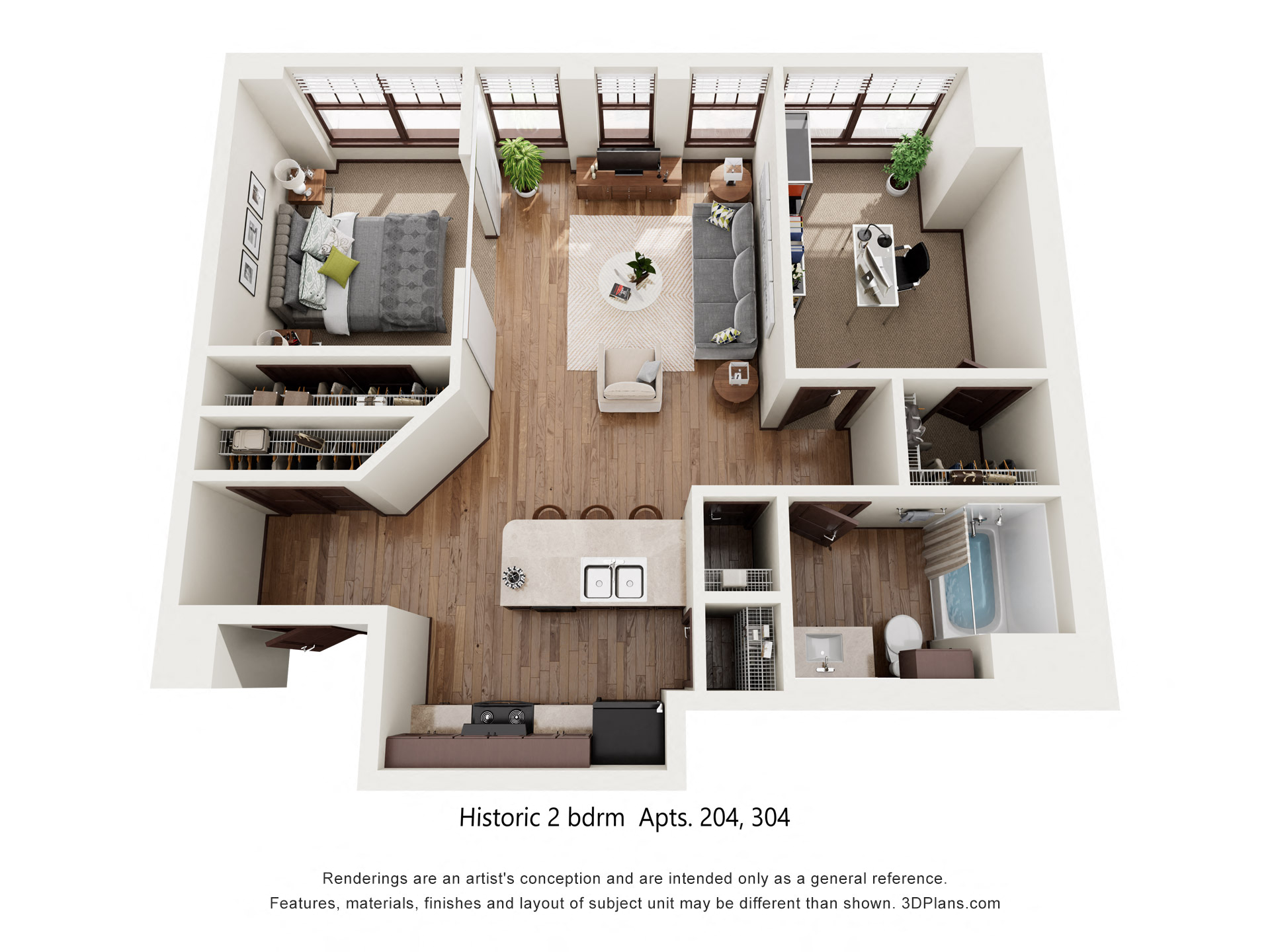 Suite A Floorplan